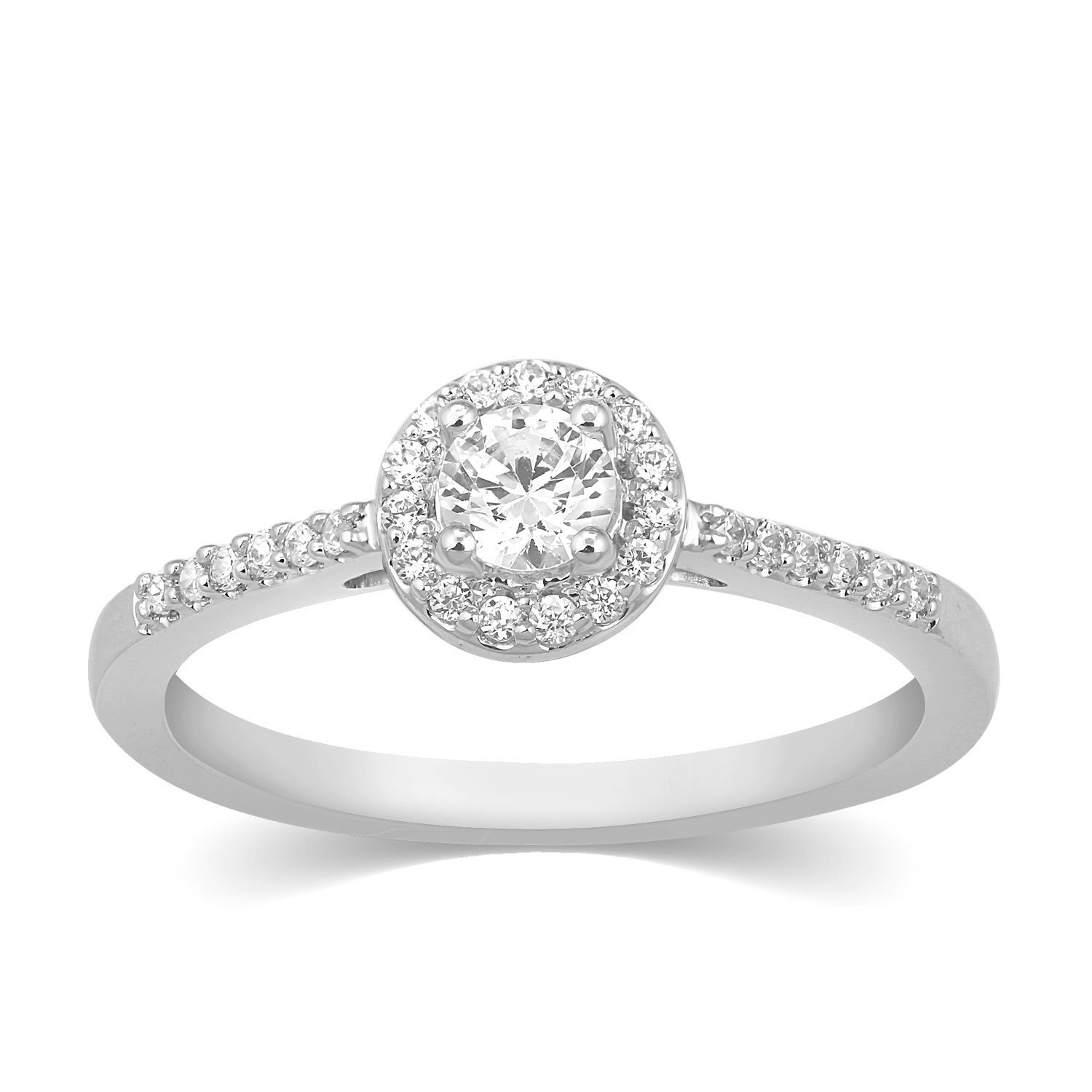 Carats For You Engagement and Wedding Collection 18k (750) Gold and Diamond Ring