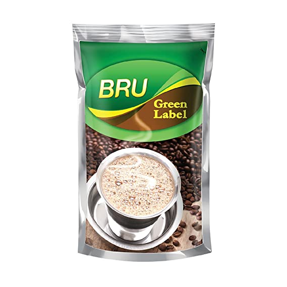 BRU Green Label Coffee, 200g Poly Pack