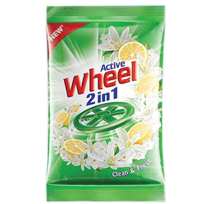 Wheel Detergent Powder Green Lemon & Jasmine, 1kg