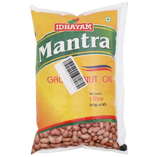 Groundnut Oil -1 Ltr(Idhayam Mantra Health) - 1 liter