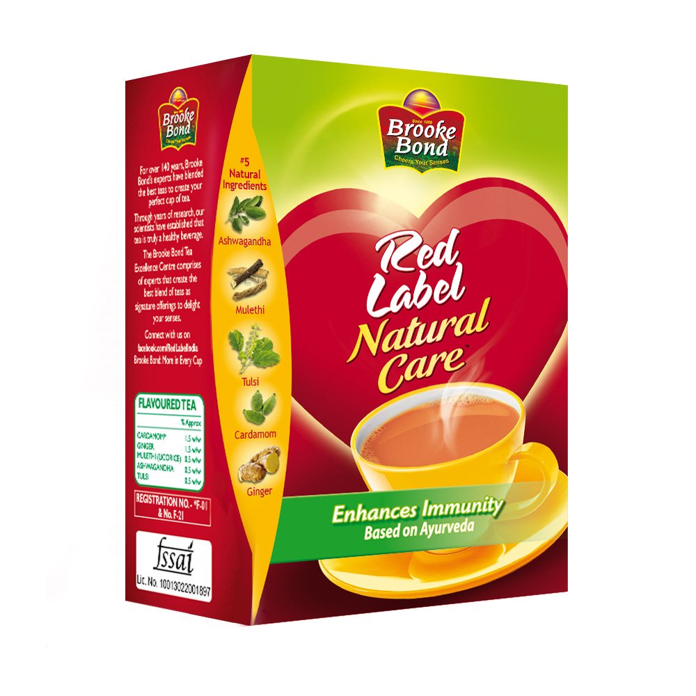 Brooke Bond Red Label Natural Care Tea, 250g Carton