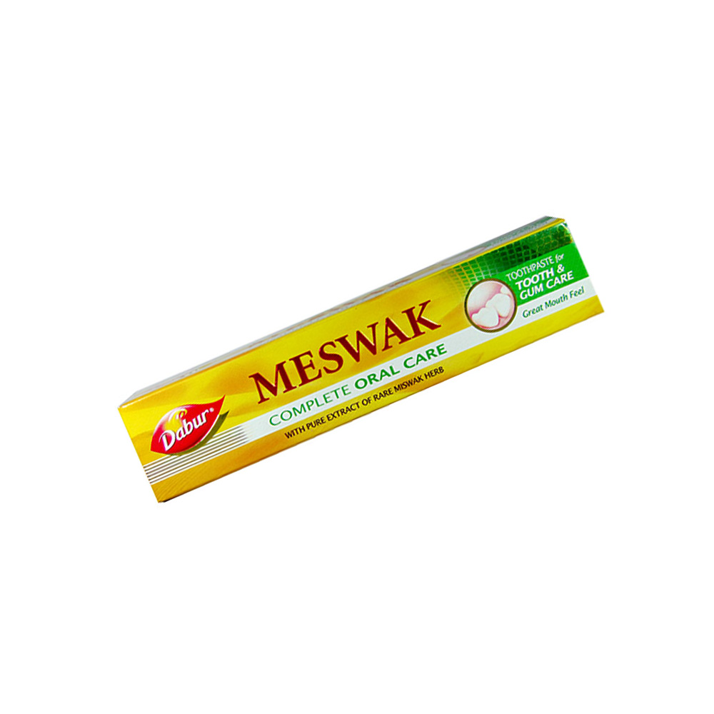 Dabur Meswak: India’s No-1 Fluoride Free Toothpaste | Herbal paste made from pure extract of rare Miswak herb - 50 g
