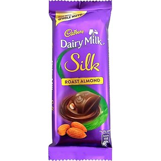 Cadbury Dairy Milk Silk Roast Almond Chocolate Bars (58 G)