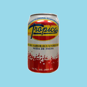 TROPICAL (Lata) / STRAWBERRY SODA IN CANS 24x12 oz.