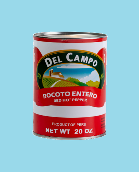 DEL CAMPO Aji Rocoto (Lata) / RED HOT PEPPER CANS 12x20 oz.
