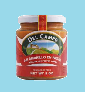DEL CAMPO Aji Amarillo Pasta / YELLOW HOT PEPPER SAUCE 12x8
