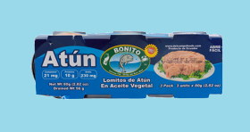 BONITO FISH Tri-pack Tuna in oil 20x(3pk x 2.82oz)