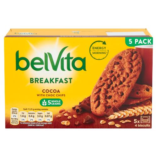 Belvita Cocoa Chocolate Chip 225g