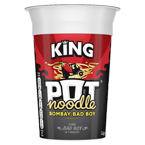 KING POT NOODLE BOMBAY BAD BOY 114G