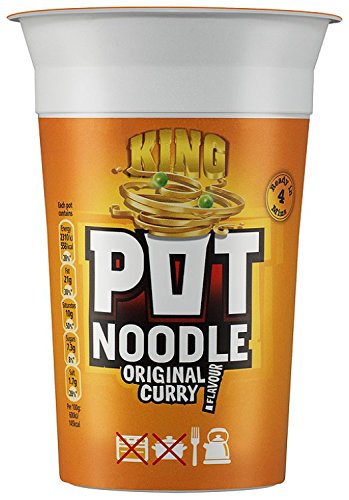 KING POT NOODLE ORIGINAL CURRY 114G 