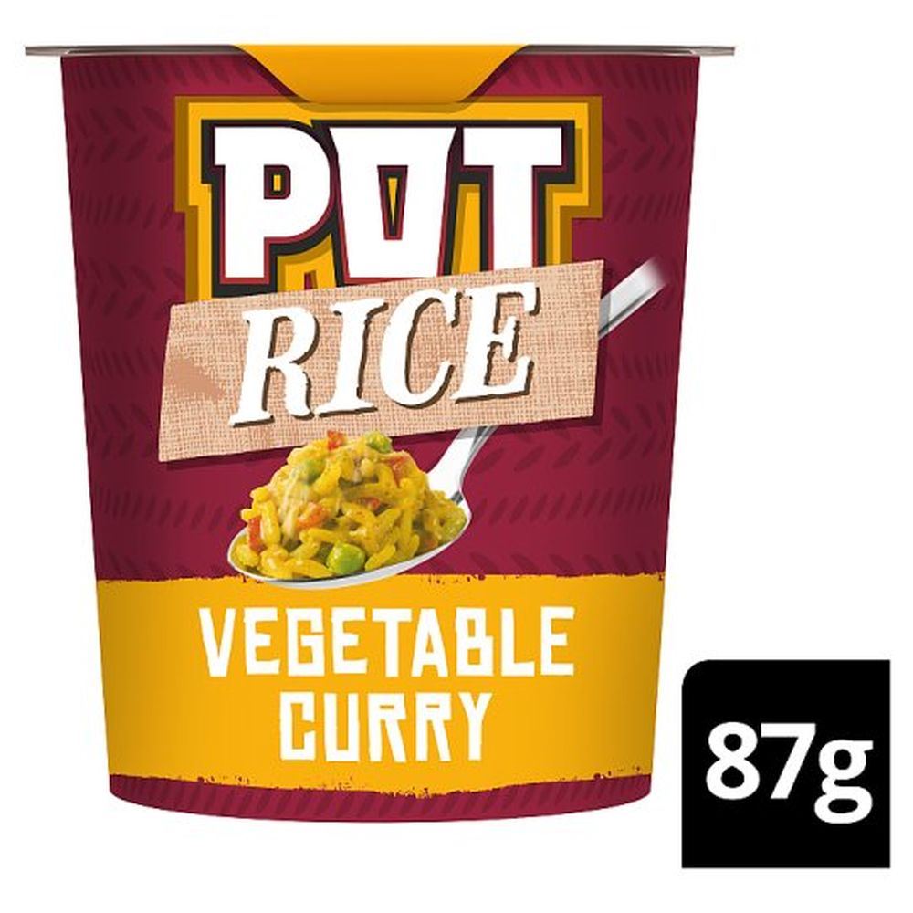 POT RICE INDIAN CURRY 87G