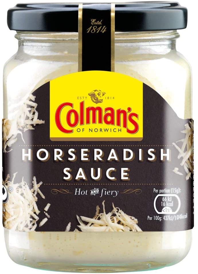 COLMANS HORSERADISH SAUCE 136G