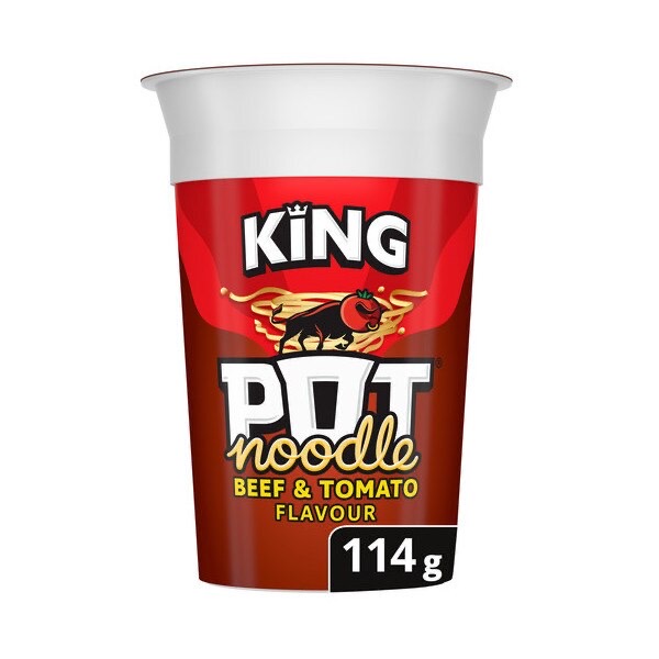 KING POT NOODLE BEEF & TOMATO 114G