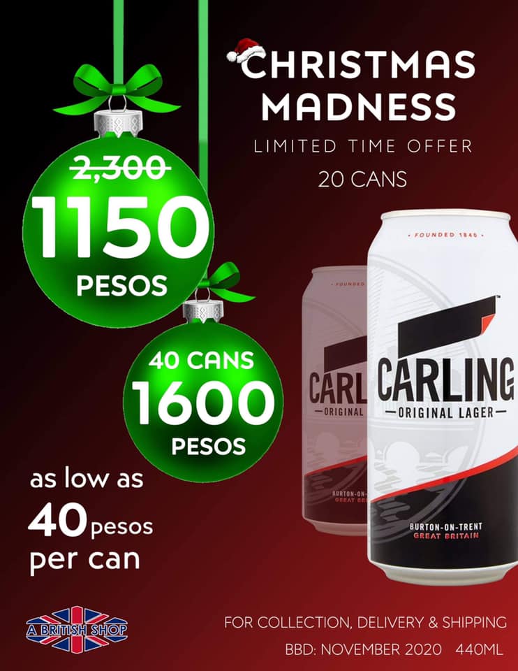 Carling 440ml  x 20pk