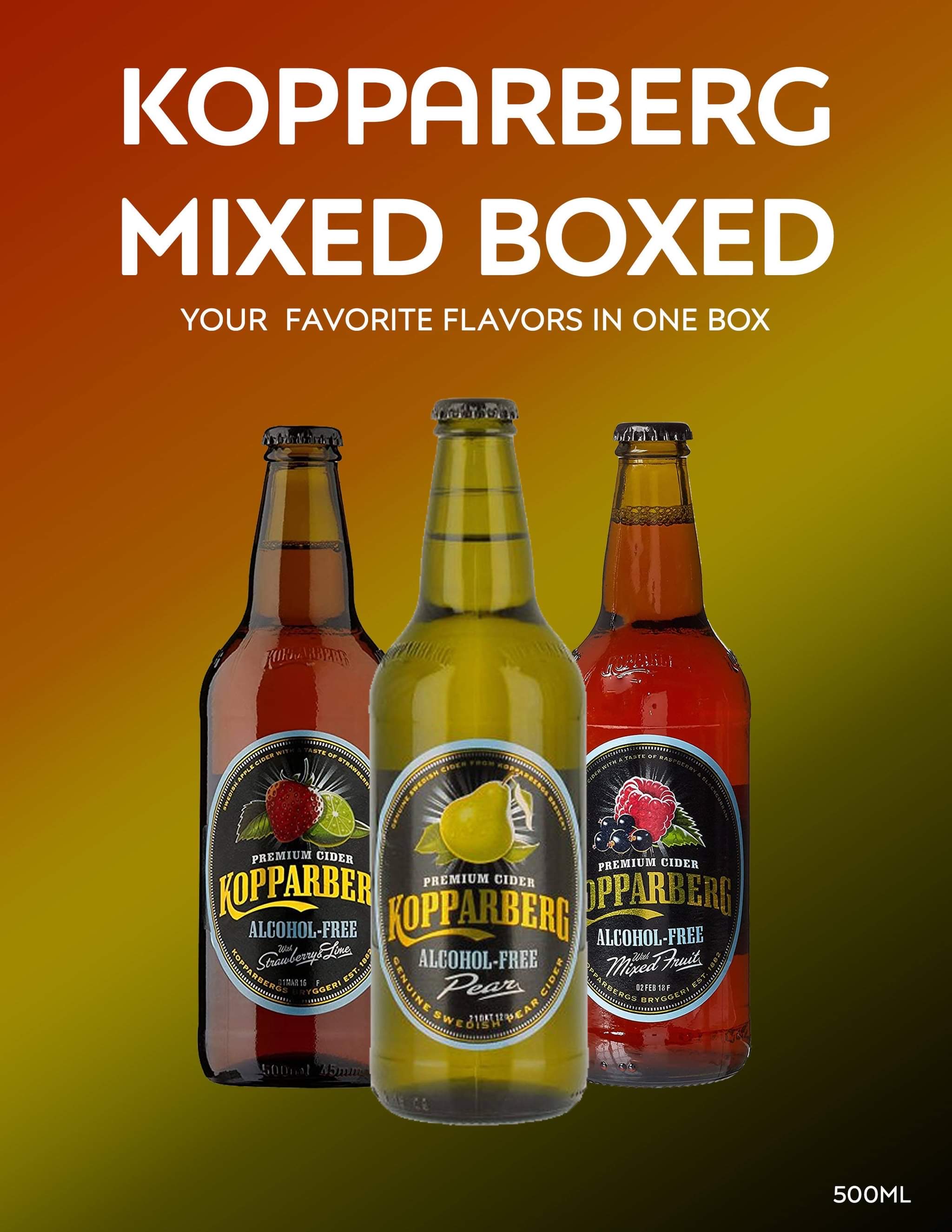 Kopparberg Alcohol Free Bumper deal x3 boxes