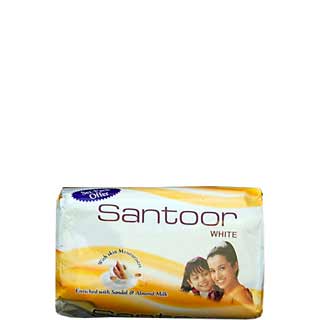 Santoor White Soap 4 X 52 g