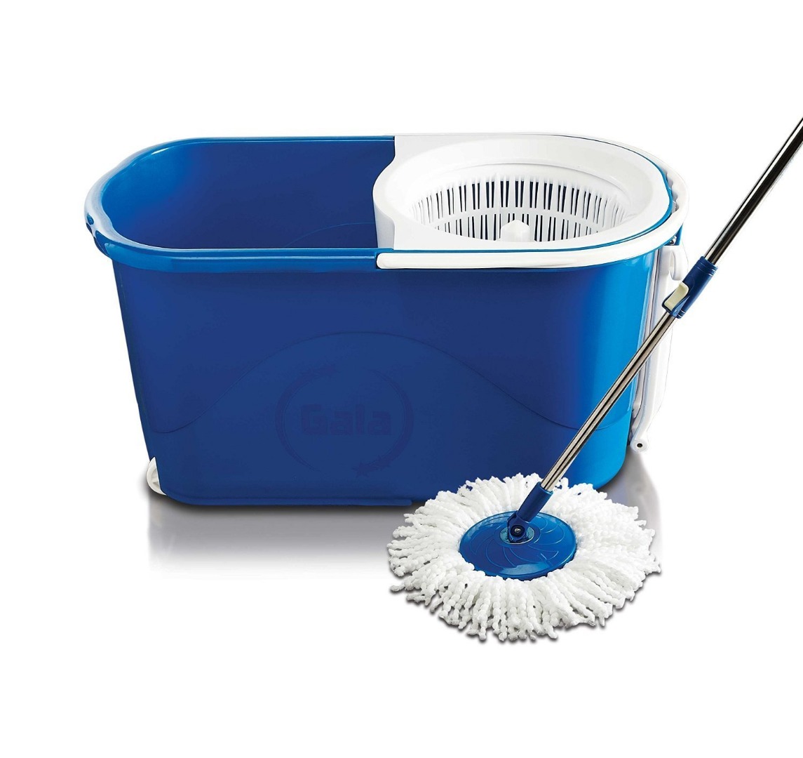 Gala Spin mop with easy wheels and bucket for magic 360 degree cleaning