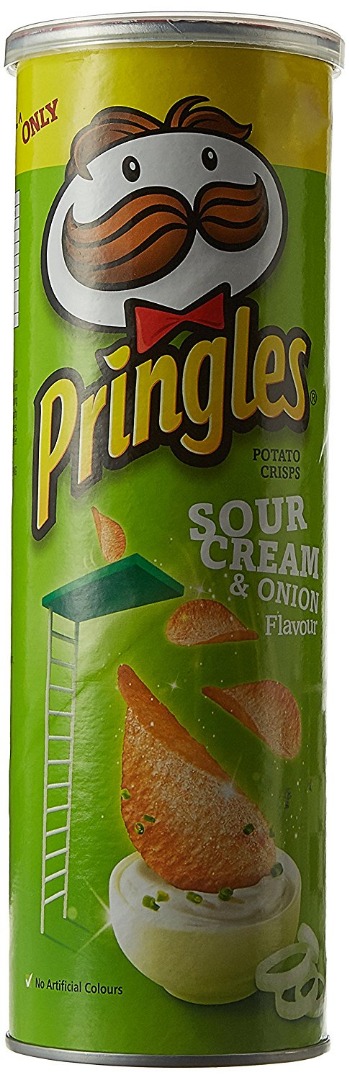 Pringles Potato Chips  Sour Cream and Onion  110g