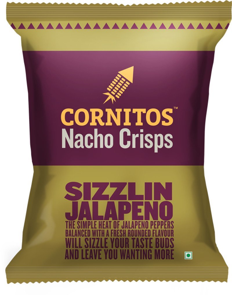 Cornitos Nachos Crisps  Sizzlin Jalapeno  150g