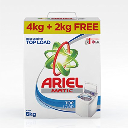 Ariel Matic Top Load Detergent Washing Powder 4kg Powder with 2kg Free