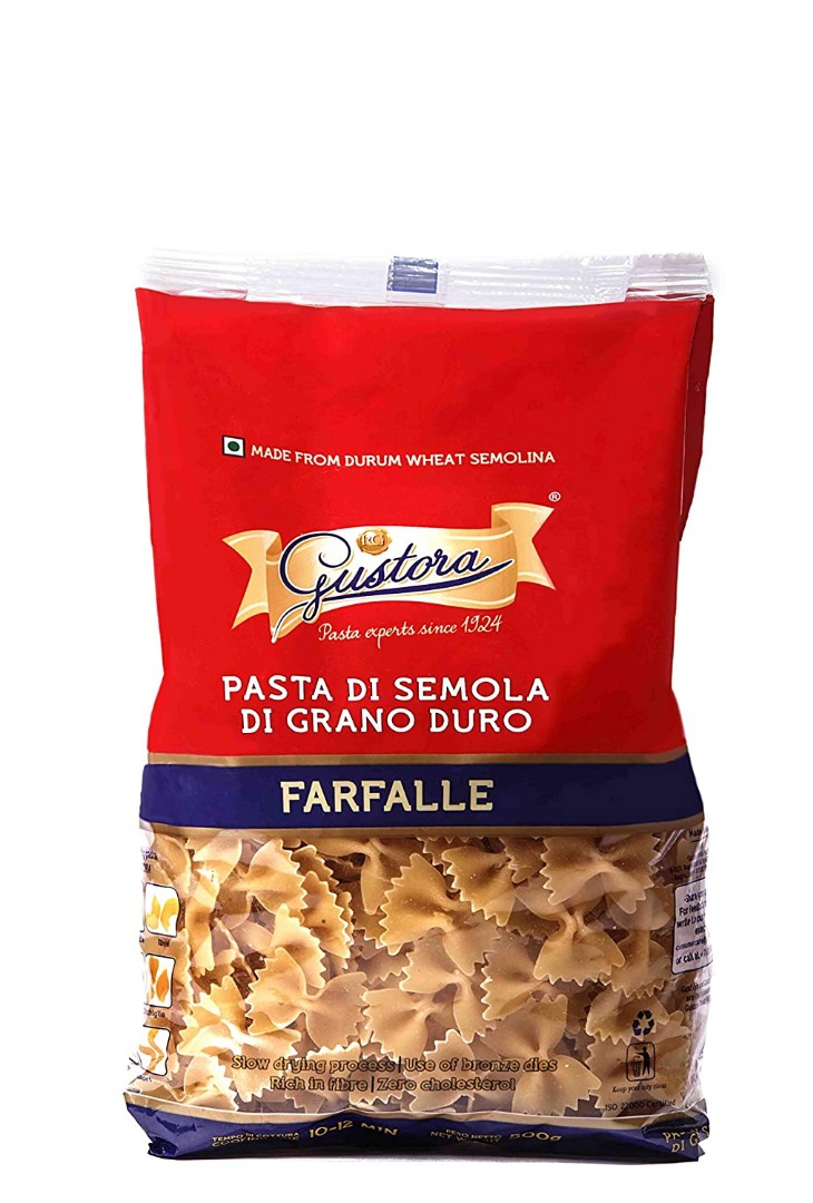Gustora Farfalle Pasta - 500 Grams