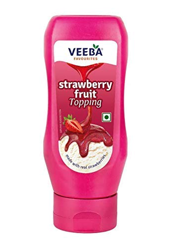 Veeba Strawberry Fruit Topping - 380 gm