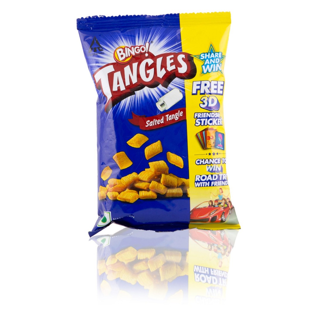Bingo Tangles - Salted, 40g Pouch