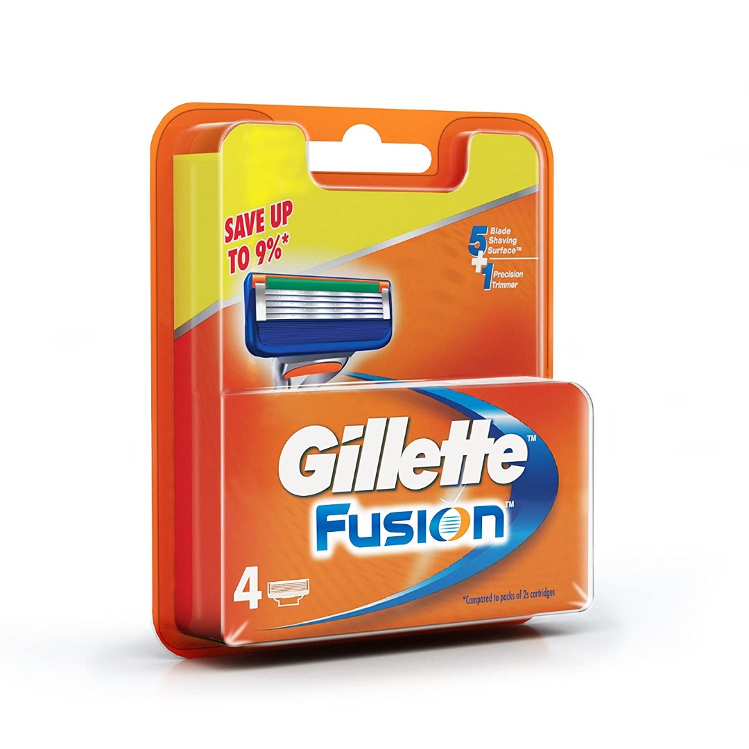 Gillette Fusion Manual Shaving Razor Blades - 4s Pack
