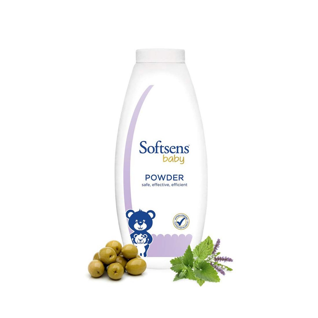 Softsens Baby Powder with Olive, Clove Leaf & Patchouli Oil 200g