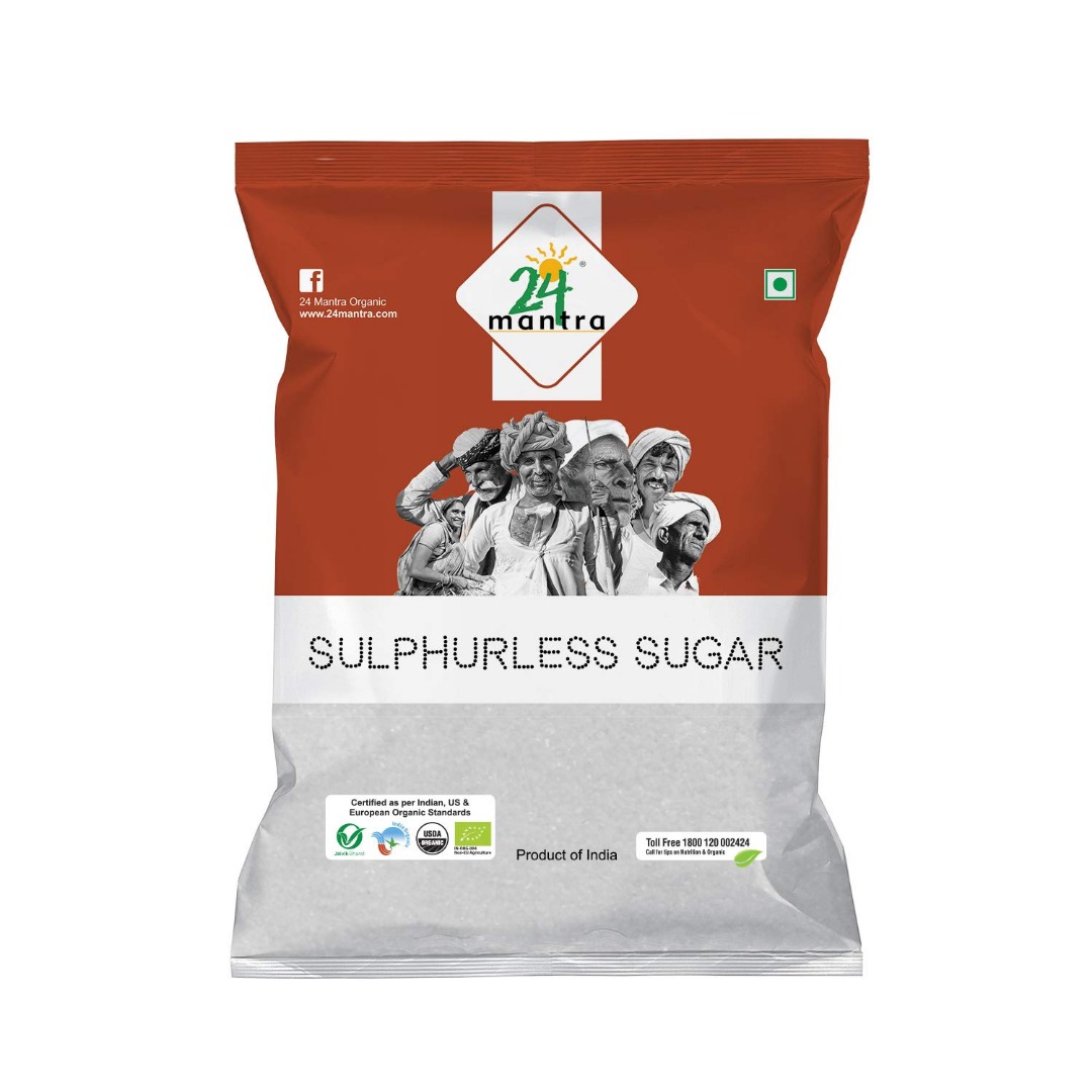 24 Mantra Organic Sulphurless Sugar, 500g