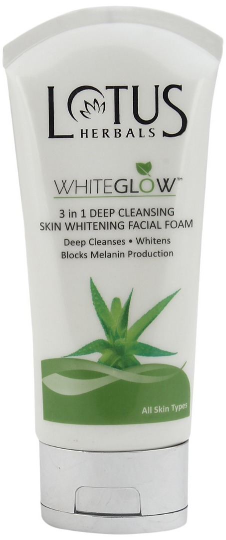 Lotus Herbals Facial Foam - White Glow 3 in 1, 50g