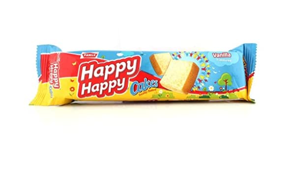 PARLE HAPPY HAPPY CAKE VANILLA 140GM