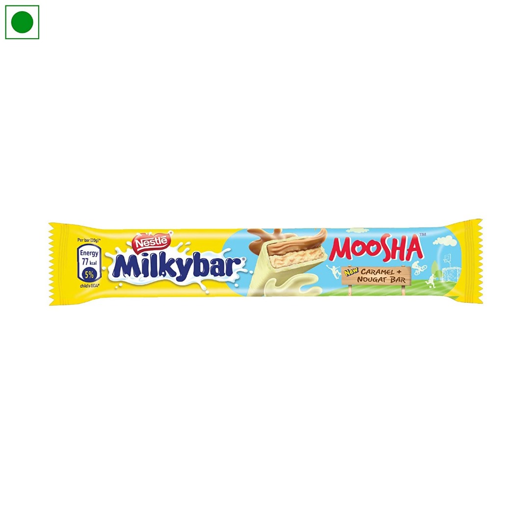 Milkybar Moosha Caramel + Nougat Bar, 20g