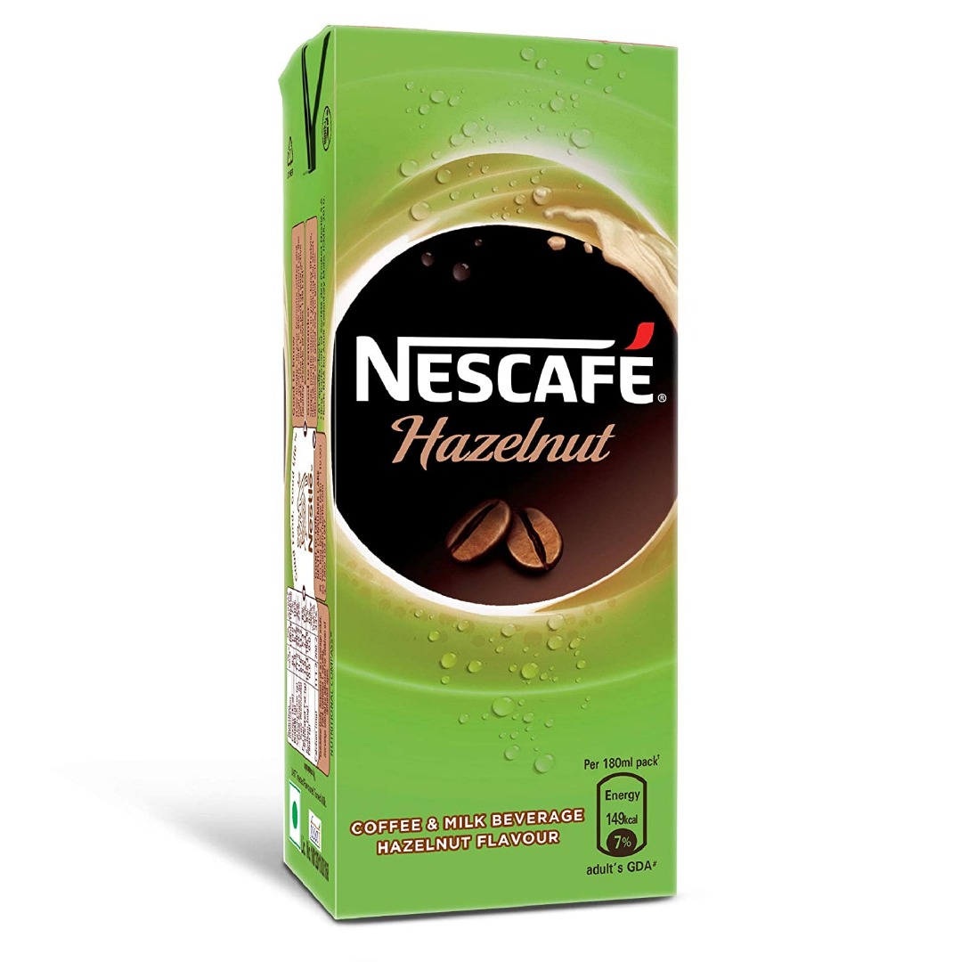 Nescafe Ready to Drink Coffee - Hazelnut, 180ml