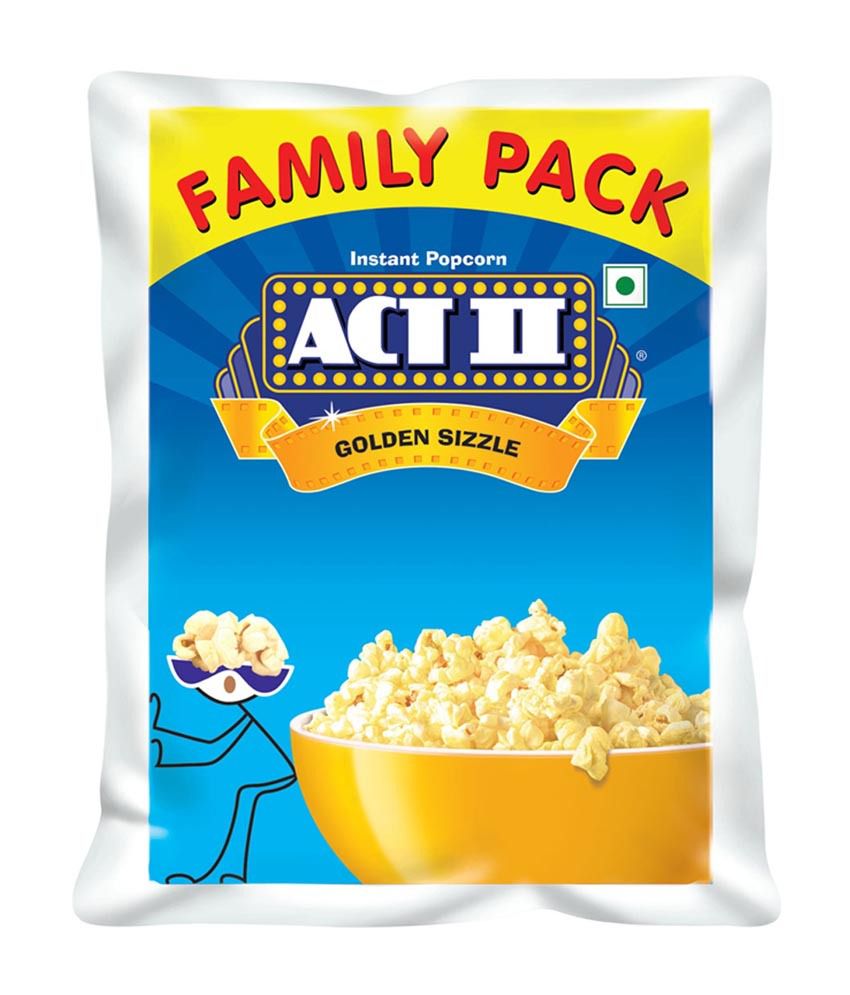 ACT II Family Pack Golden Sizzle Popcorn  (90 g)