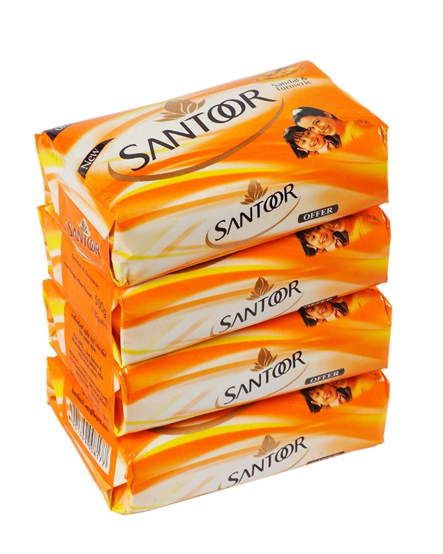 SANTOOR SOAP SANDAL 75GMx4