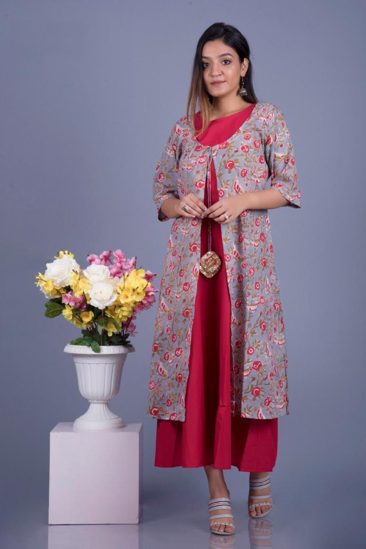 Buy-Online-Designer-Cotton-Printed-Long-Kurti