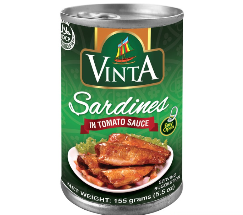 VINTA SARDINES ORIGINAL (GREEN) 155G