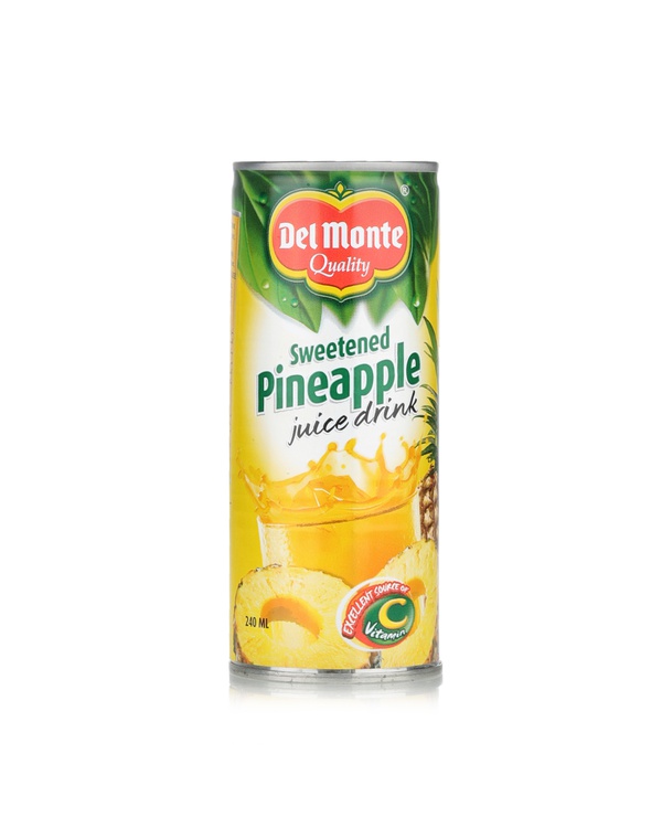 DELMONTE SWEETENED PINEAPPLE JUICE 240ML