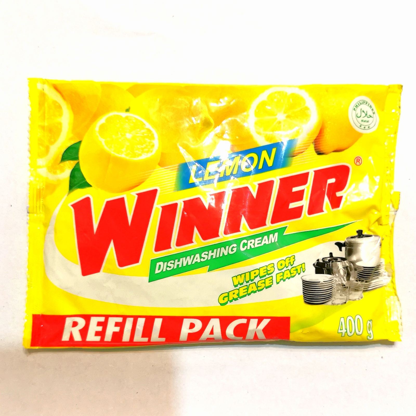 Winner Dishwashing Cream Lemon Refill 400g