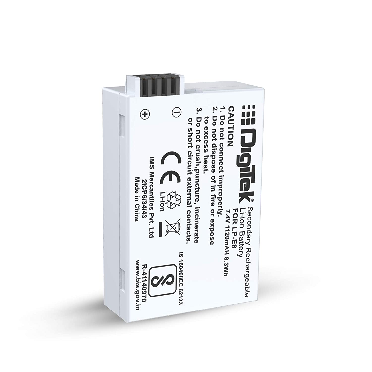 Digitek Rechargeable Li-ion Battery for Canon LP-E8