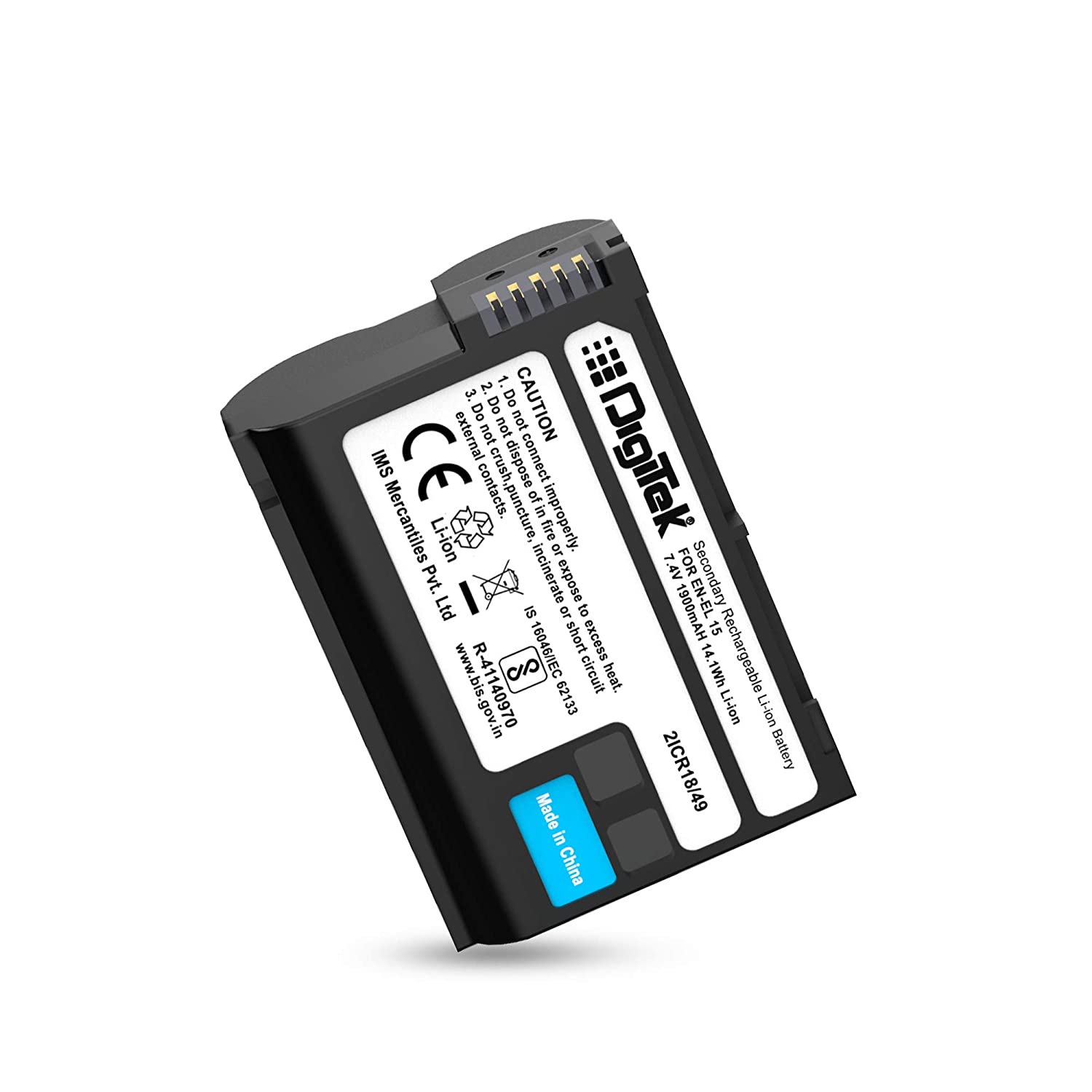 Digitek Rechargeable Li-ion Battery for Nikon EN-EL15