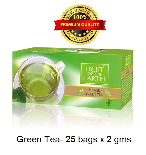 Fruit of the Earth Power Green Tea- 25 bags x 2 gms