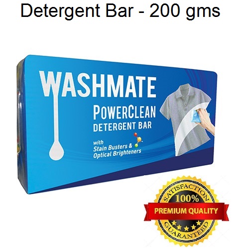 Washmate Powerclean Detergent Bar- 200 gms