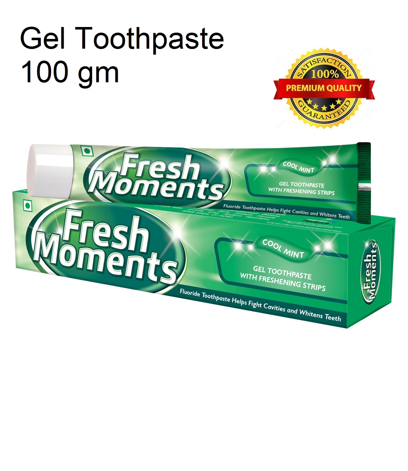 Fresh Moments Gel Toothpaste with Freshening Strips- 100 gms