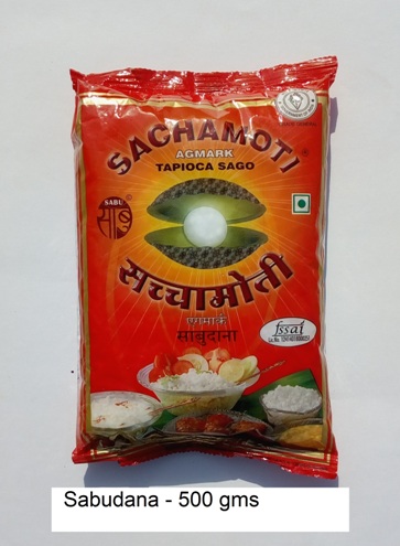 Sachamoti Sabudana- Tapioca Sago- 500 gms