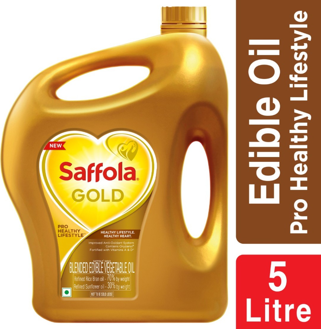 Saffola Gold Pro Healthy Lifestyle Blended Oil (5L)