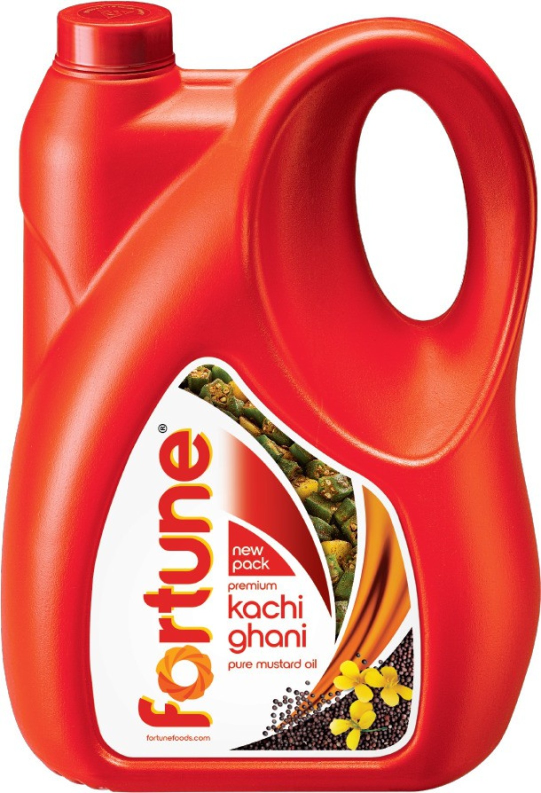Fortune Kachi Ghani Pure Mustard Oil Can (5L)