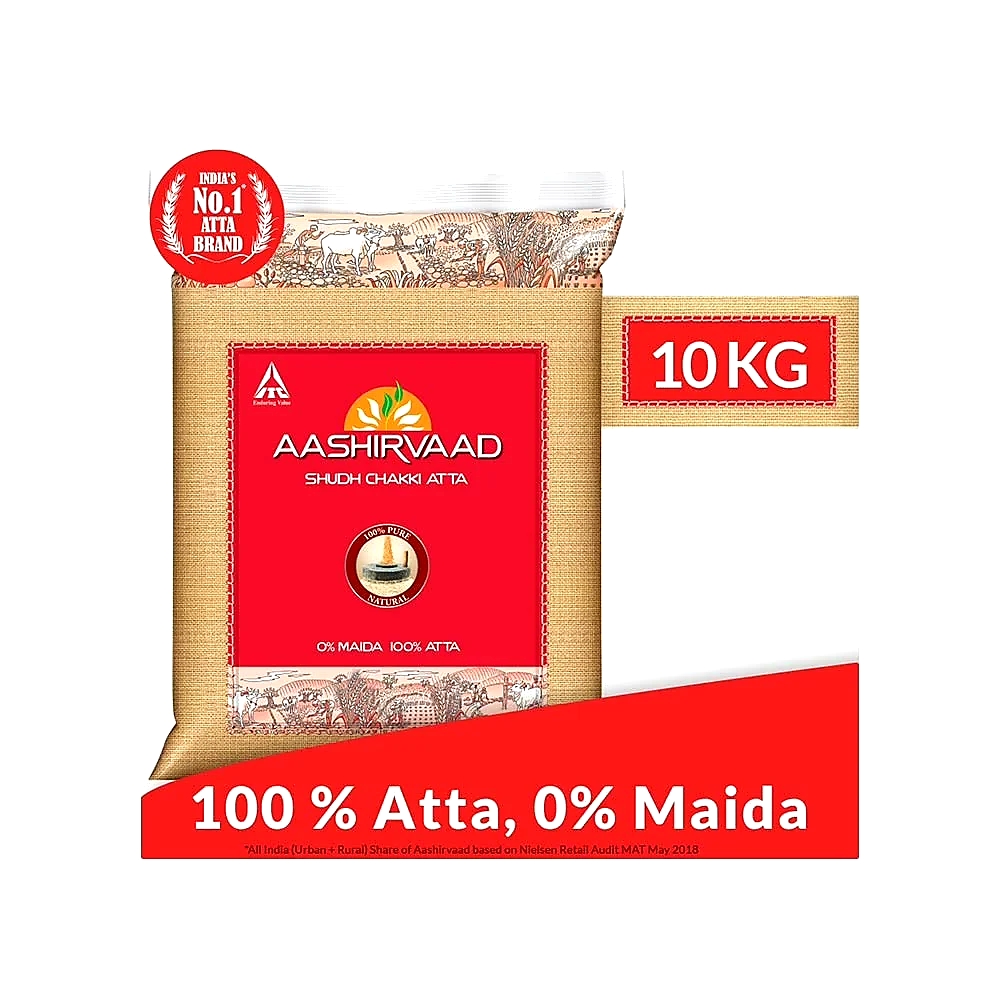 Aashirvaad Shudh Chakki Atta (10Kg)