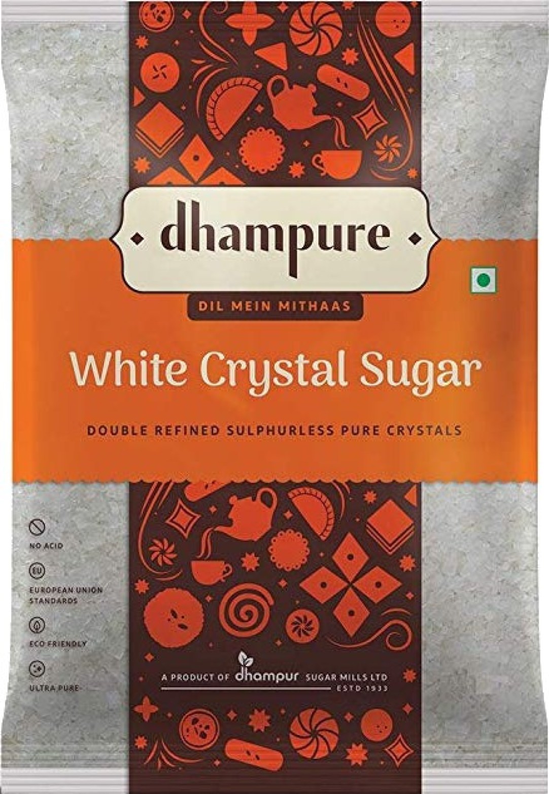 Dhampure Sulphurless Sugar (1Kg)